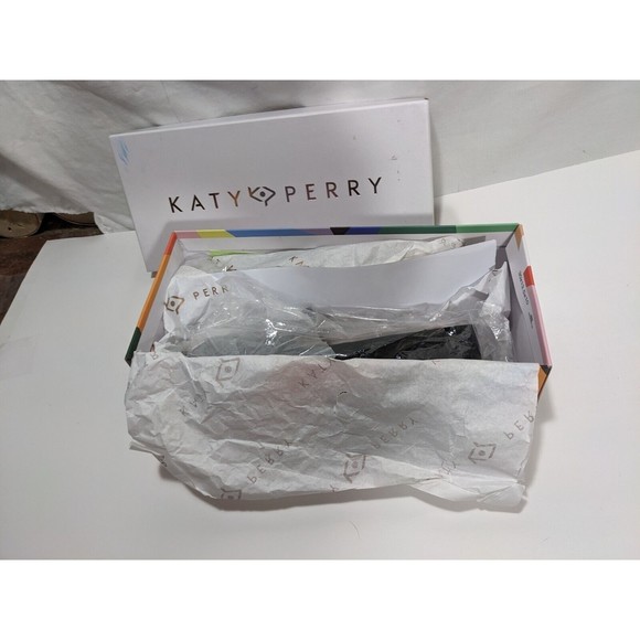 Katy Perry Women's The Allena Loafer Flat, Black,  Suede, Embellished Size 5.5 - Picture 4 of 6